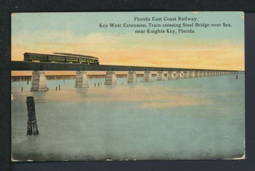 Ansichtskarte Übersee USA Florida St Petersburg East Coast Railway Stonington