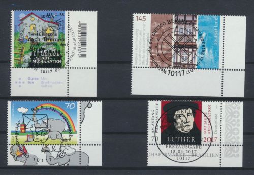 Bund Luxus Spezial Sammlung Bogenecken Eckrand Jahrgang 2017 KatWert 150,50++