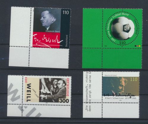 Bund Luxus Spezial Sammlung Bogenecken Eckrand Jahrgang 2000 KatWert 131,20 +++