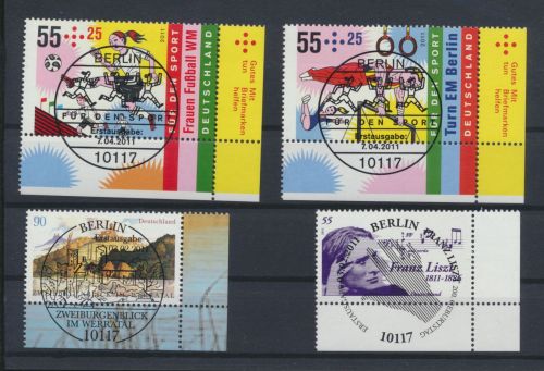 Bund Luxus Spezial Sammlung Bogenecken Eckrand Jahrgang 2011 KatWert 110,10++