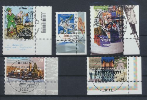 Bund Luxus Spezial Sammlung Bogenecken Eckrand Jahrgang 2016 KatWert 154,90++