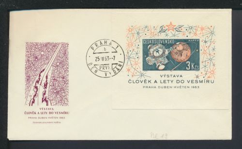 Brief Tschechoslowakei Europa Prag 1963 EF Block