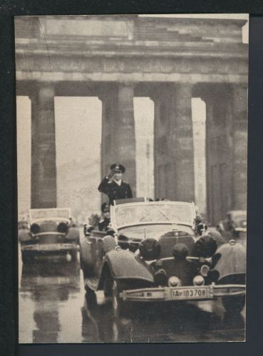 Propaganda Foto Berlin Günther Prien Fahrt durchs Brandenburger Tor 1939 Oldtmer