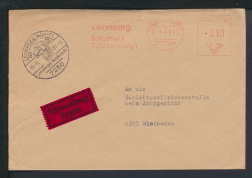 Hunde Bund Express Brief Leonberg Baden-Württemberg Wiesbaden Hessen AFS