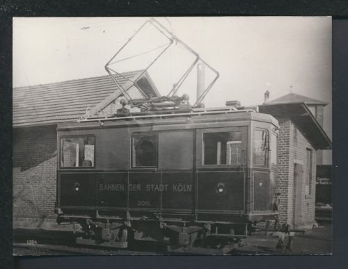 Ansichtskarte bzw. Foto Eisenbahn Straßenbahn Köln NRW