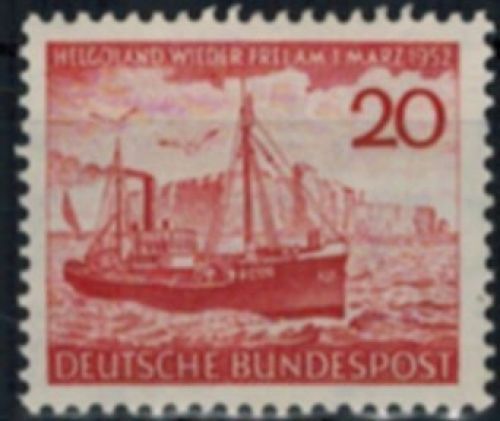 Bundesrepublik 152 Insel Helgoland Luxus postfrisch MNH Kat.-Wert 15,00