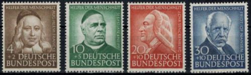 Bund Wohlfahrt Helfer der Menschheit 173-176 postfrisch MNH Kat.-Wert 100,00