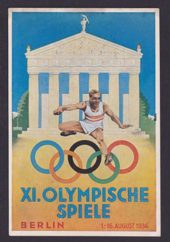 Berlin Ansichtskarte Deutsches Reich Sport Anlass XI. Olympische Spiele 1936