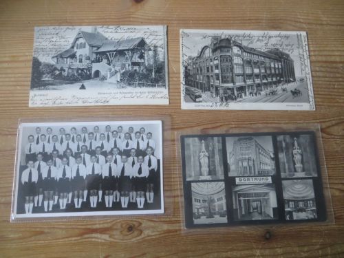 Ansichtskarten Dortmund NRW Nachlass Sammlung von 14 guten alten AK 1x Bahnpost