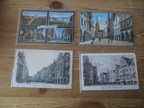 Ansichtskarten Münster NRW Nachlass schöne Sammlung von 20 nur alten AK