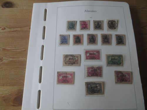 Sammlung Deutsche Abstimmungsgebiete und Besetzung 1939-1945 hoher Kat dabei die