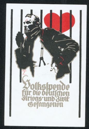 Ansichtskarte Ludwig Hohlwein Künstler Volksspende Kriegs - und Zivilgefangene