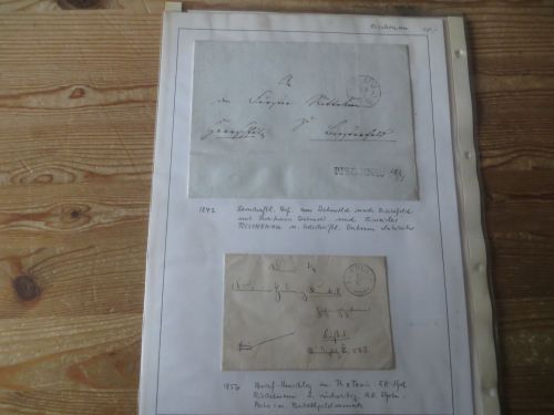 Altdeutschland Thurn & Taxis Rischenau inter. Briefe Sammlung mit 5 guten Belegen