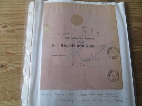 Altdeutschland Thurn & Taxis Schoetmar Lippe inter. Briefe Sammlung mit 8 guten