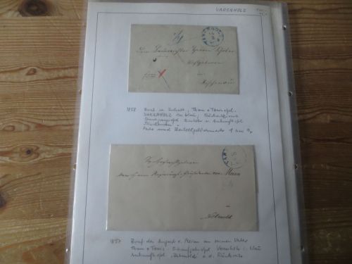 Altdeutschland Thurn & Taxis Varenholz Lippe inter Briefe Sammlung von 8 guten