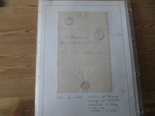 Altdeutschland Thurn & Taxis Barntrup Lippe Detmold gute Briefe Sammlung 14 alten