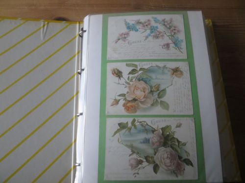 Nachlass Ansichtskarten starke Sammlung von ca. 118 alten AK Blumen + Stilleben