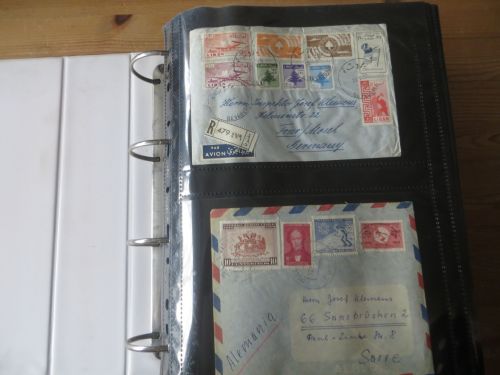 Flugpost Alle Welt Briefe Sammlung Nachlass sehr inter über 300 Stück sehr exotisch