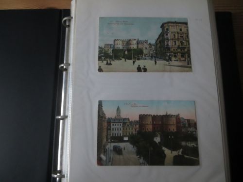 Köln Nachlass Ansichtskarten Sammlung von gesamt ca. 125 Stück im schwarzem Album