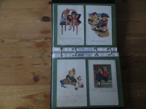 Ansichtskarten gute Sammlung Motiv Kinder guter Nachlass ca. 63 Ak oft Jugendstil