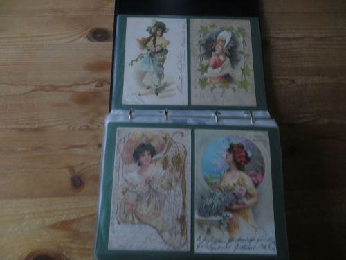 Ansichtskarten gute Sammlung Motiv Frauen guter Nachlass ca. 127 Ak oft Jugendstil