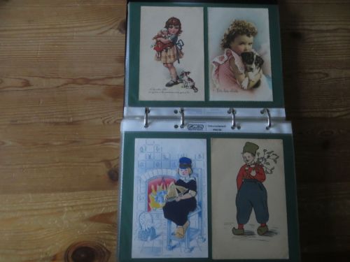 Ansichtskarten gute Sammlung Motiv Kinder guter Nachlass ca 120 Ak oft Jugendstil