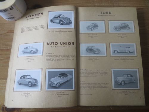 Auto Automobile selt. Sammelbilderalbum gute Erhaltung Paicos Tabakfabrik Berlin