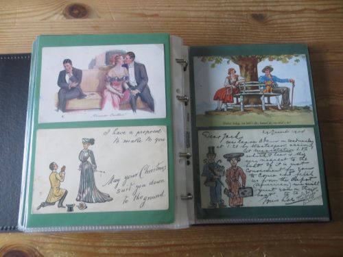 Ansichtskarten gute Sammlung Motiv Frauen bzw. Mann + Frau 152 Ak oft Jugendstil