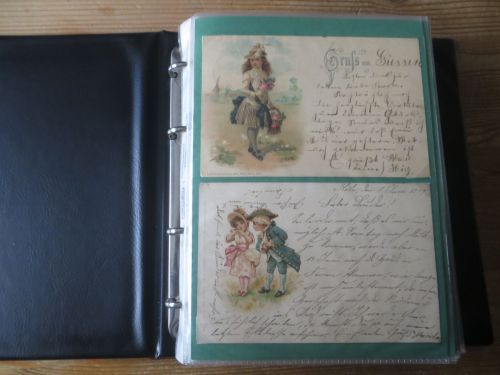 Ansichtskarten gute Sammlung Motiv Frauen guter Nachlass ca. 119 Ak oft Jugendstil