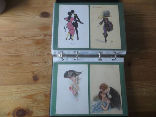 Ansichtskarten gute Sammlung Motiv Frauen guter Nachlass ca. 141 Ak oft Jugendstil