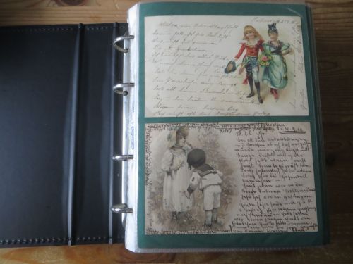 Ansichtskarten gute Sammlung Motiv Kinder guter Nachlass ca. 139 Ak oft Jugendstil