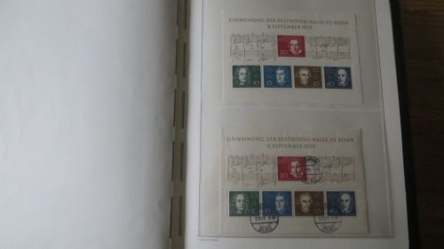Bundesrepublik Sammlung Blöcke ab Nr. 2 Beethoven -2012 165 Stück oft postfrisch