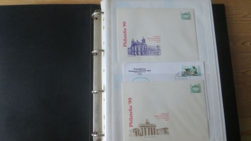 DDR Ganzsachen Sammlung aus Nachlass gesamt 226 meist wohl Privatganzsachen oder