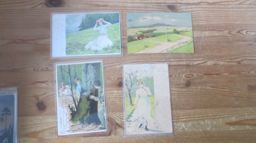 Mailick Künstler Ansichtskarten aus Nachlass Sammlung gutes Lot von 8 Ak oft