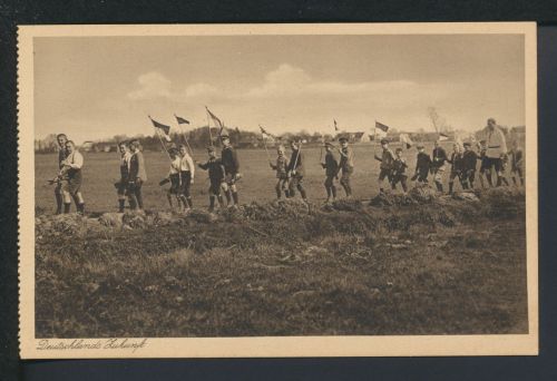 Ansichtskarte Großmöllen Kr. Köslin Koszalin Ostgebiete Polen Pommern Kinderheim