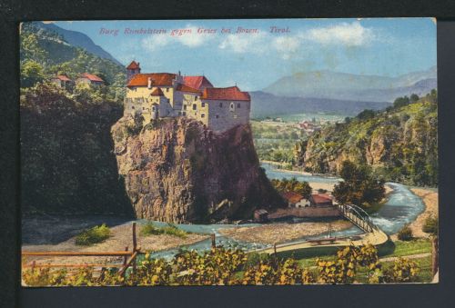Ansichtskarte Bozen Südtirol Italien Burg Runkelstein gegen Gries