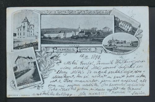 Ansichtskarte Libnitsch Libnic Tschechien Prag Jugendstil Litho