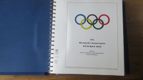 Schöne Sport Sammlung Olympia Olympische Spiele München Deutschland 1972 2 Binder