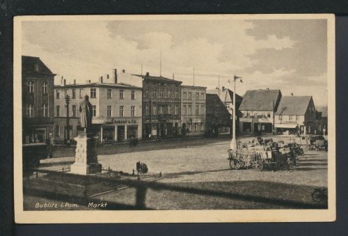 Ansichtskarte Gerfin über Bublitz Ostgebiete Polen Pommern Berlin Neukölln