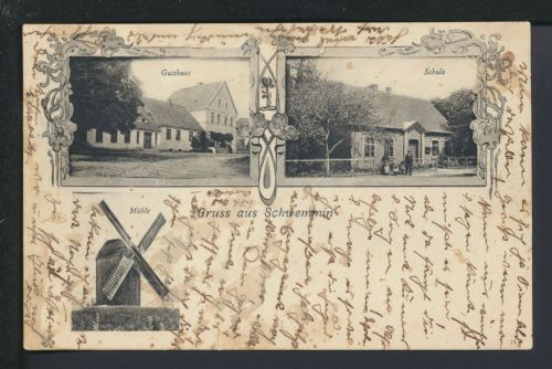 Ansichtskarte Schwemmin Swiemino Köslin Koszalin Ostgebiete Polen Pommern