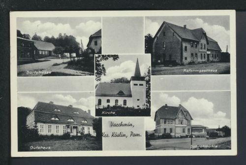 Ansichtskarte Varchmin Wierzchomino Köslin Koszalin Ostgebiete Polen Pommern