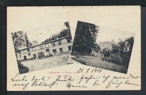 Ansichtskarte Altmarrin Mierzyn bei Fritzlow Köslin Koszalin Ostgebiete Pommern