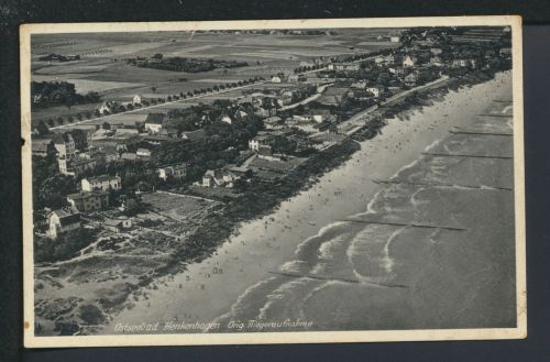 Ansichtskarte Henkenhagen Ostgebiete Polen Pommern Luftaufnahme Pulsnitz Sachsen
