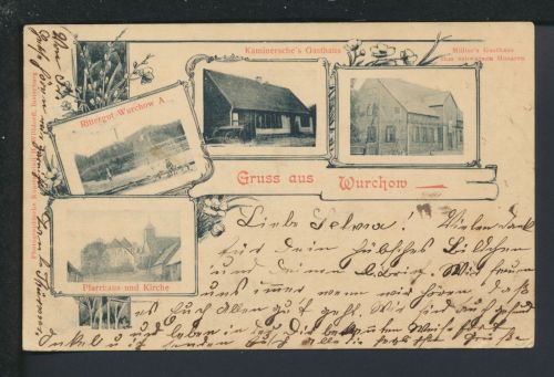 Ansichtskarte Wurchow Wierzchowo Ostgebiete Polen Pommern Königsberg