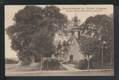 Ansichtskarte Bonin Kr. Köslin Koszalin Ostgebiete Polen Pommern Boniner Kirche