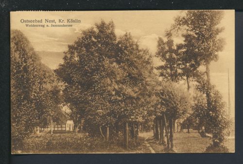Ansichtskarte Nest Unieście Kr. Köslin Koszalin Ostgebiete Polen Pommern
