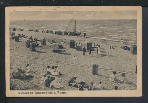 Ansichtskarte Großmöllen Mielno Kr. Köslin Koszalin Ostgebiete Polen Pommern