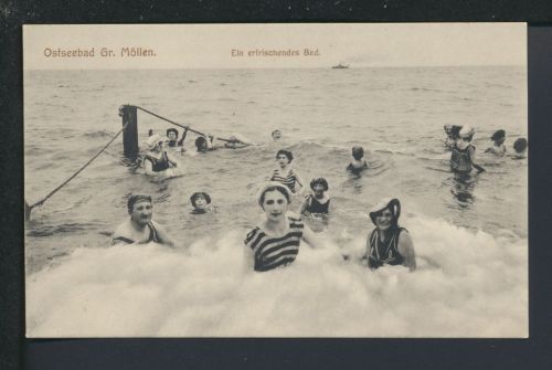 Ansichtskarte Großmöllen Mielno Kr. Köslin Koszalin Ostgebiete Polen Pommern