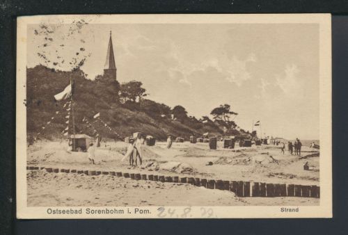Ansichtskarte Sorenbohm Sarbinowo Kr. Köslin Koszalin Ostgebiete Polen Pommern
