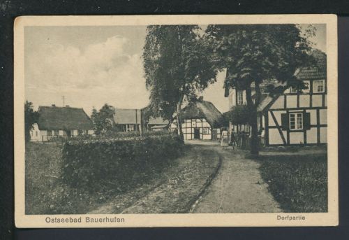 Ansichtskarte Bauerhufen Chłopy Kr. Köslin Koszalin Ostgebiete Polen Pommern